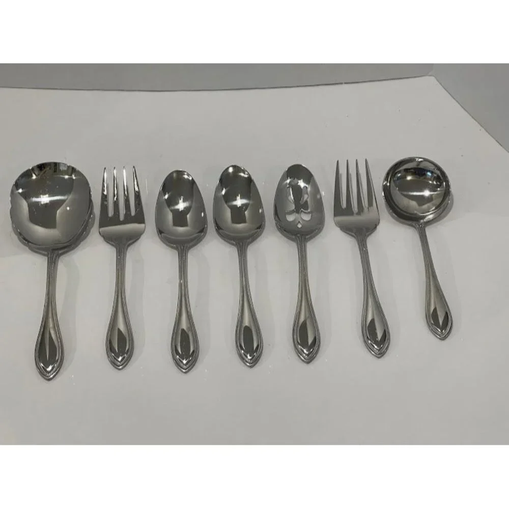 Wallace‎ 18/10 Stainless Steel Serving Utensil Set 7-Piece